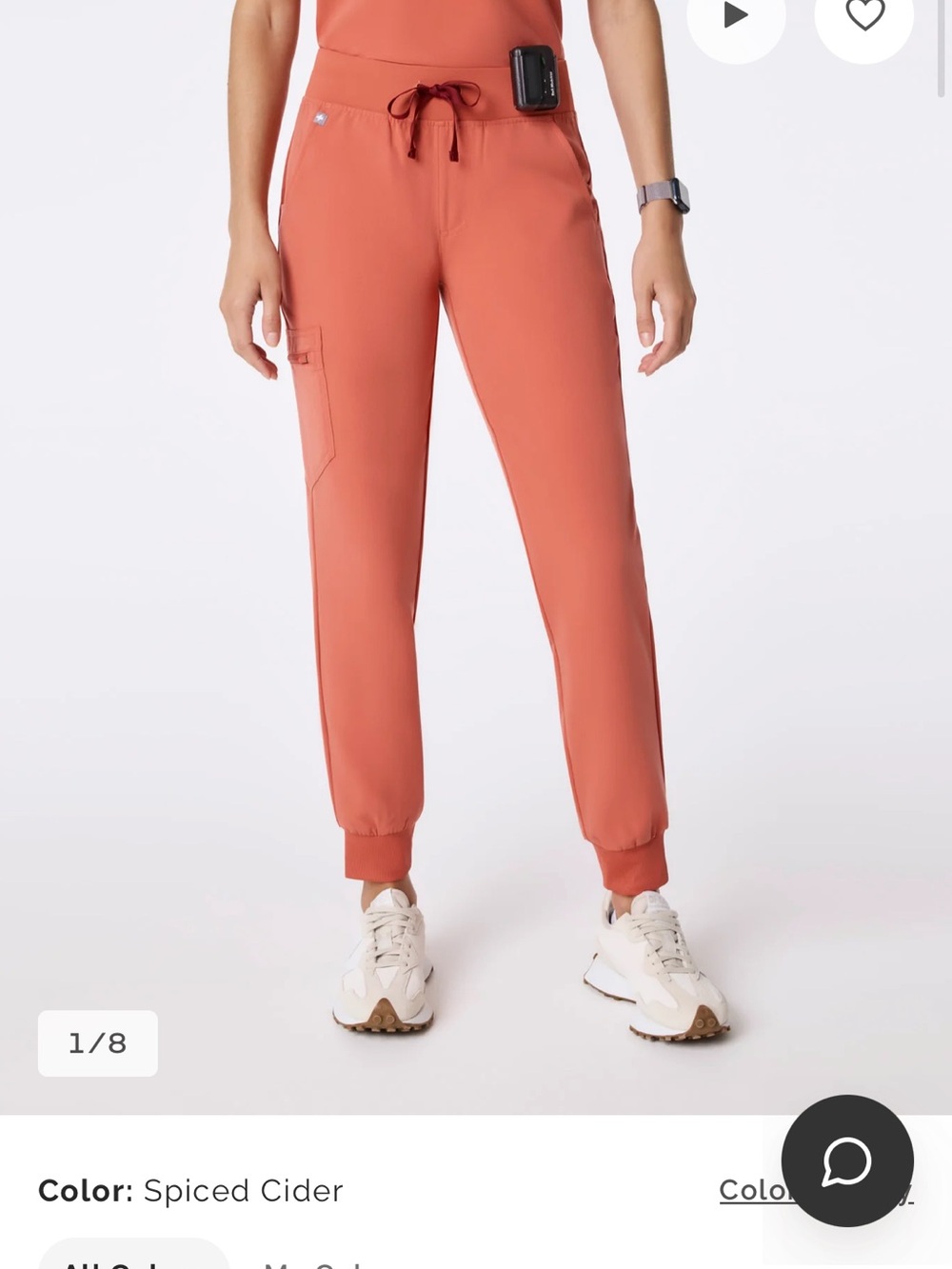 FIGS Spiced Cider Drawstring Joggers